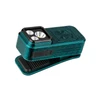 Olight Green Oclip Pro front view with multi-LED, USB-C charging port, and clip for hands-free illumination