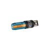 Olight Blue Imini 2 Keychain Light Side View with USB Charging and Knurled Body for Everyday Carry