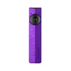 Olight Purple ArkPro Flat Flashlight Front View with Laser UV Light Dial for EDC and Outdoor Use