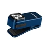 Olight blue Oclip Pro clip-on light with side view, showing USB-C charging port for hands-free illumination.