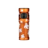 Olight Orange Baton 4 Premium Edition flashlight with ghost pattern for Halloween outdoor lighting