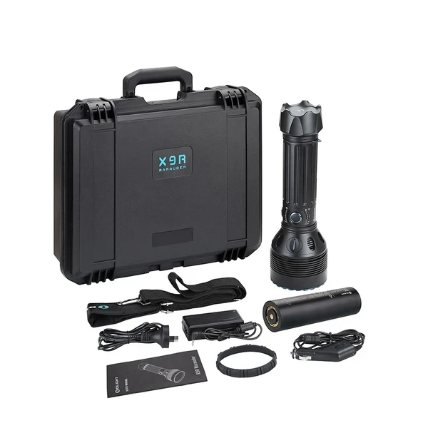 X9R Marauder Searchlight: 25,000 Lumens LED Torch - Olight UK
