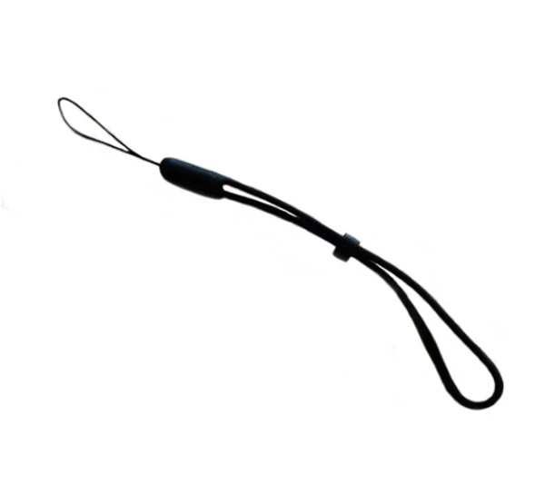 Black wrist strap for camera, phone, or keys