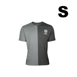 Men's two-tone gray short-sleeved t-shirt, size S, featuring a circular logo with text "Redtek Light, Reimagined Style"