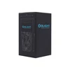 Olight branded box with tumbler illustration showing dimensions (3.39" x 6.57") and topographical map pattern.
