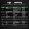 Olight Osight C Compatibility Chart, showing models and installation for optimal red dot sight setup.