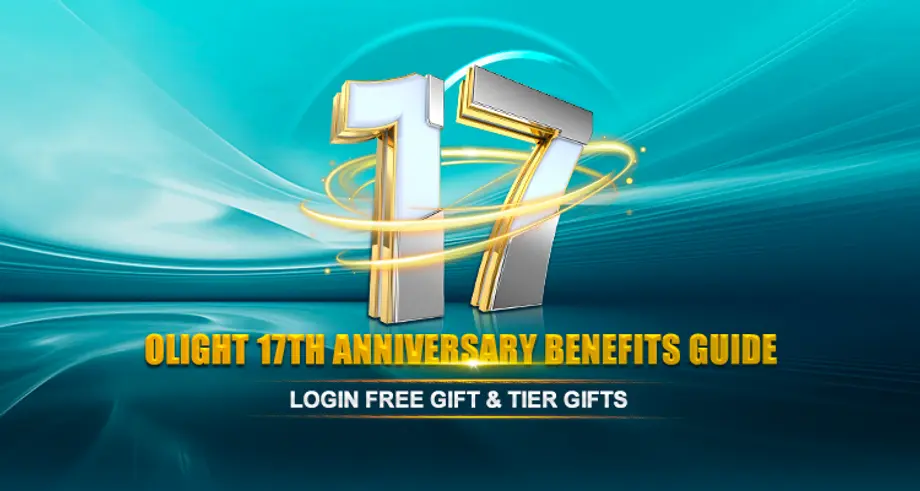 Check Out Olight 17th Anniversary Benefits Guide Here!
