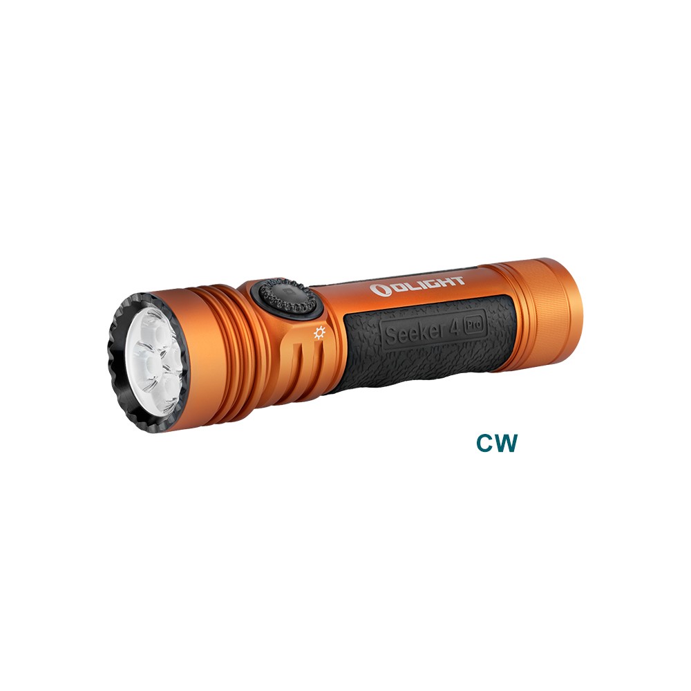 Seeker 4 Pro LED Torch 4600 Lumens USB -C Rechargeable - Olight UK