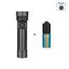 Olight Gray Seeker 4 Pro Flashlight and Blue i1R 2 Pro Keychain Light Bundle for Outdoor EDC Gear and Gift Pack