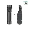 Olight Black Seeker 4 Pro Flashlight and U1 Pro Knife with Sheath Set for Outdoor Survival and EDC Gear