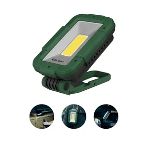 Swivel Pro Max COB Floodlight Work Light Moss Green side view