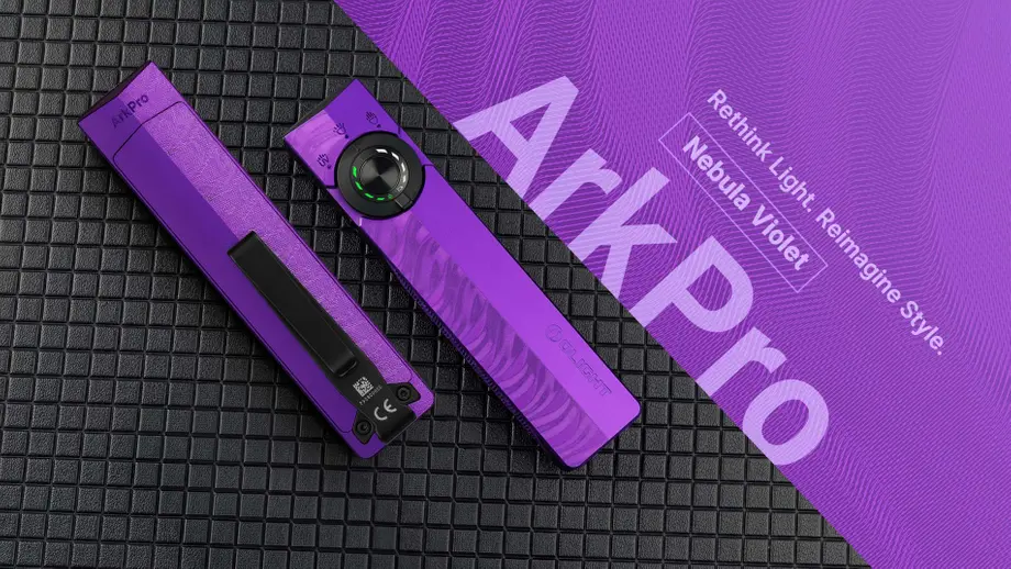 The Cosmos in Your Pocket: Meet the Olight ArkPro in Nebula Violet