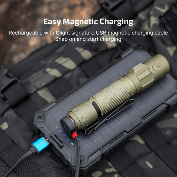 Warrior Ultra Tactical LED Torch 2500 Lumens Powerful Duty Light