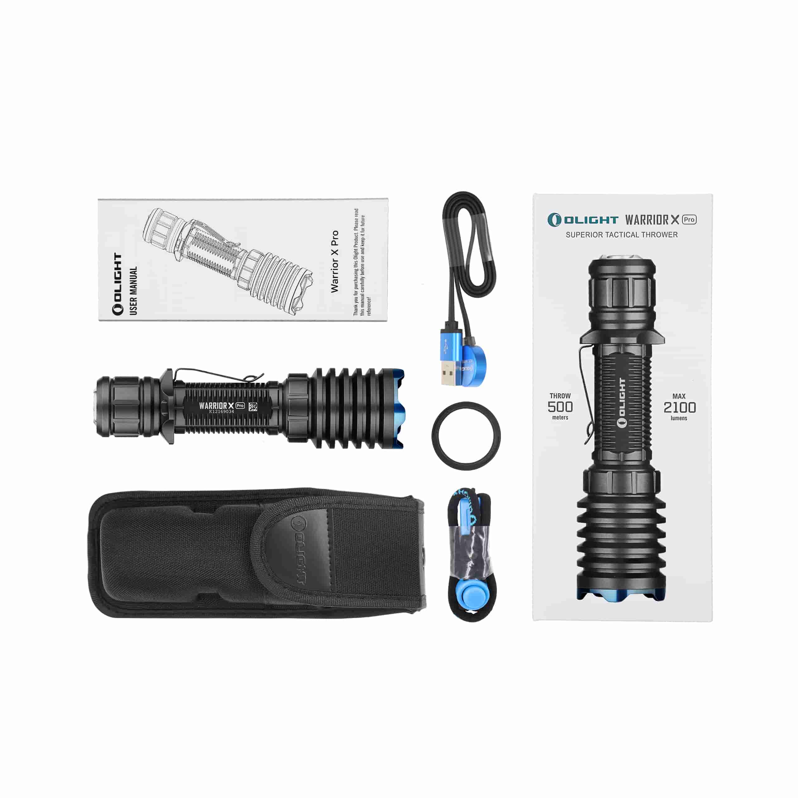 Warrior X Pro 2100 Lumens Tactical Torch - Olight UK