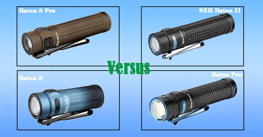 Baton 3 Pro VS Baton 3 VS S2R Baton II VS Baton Pro