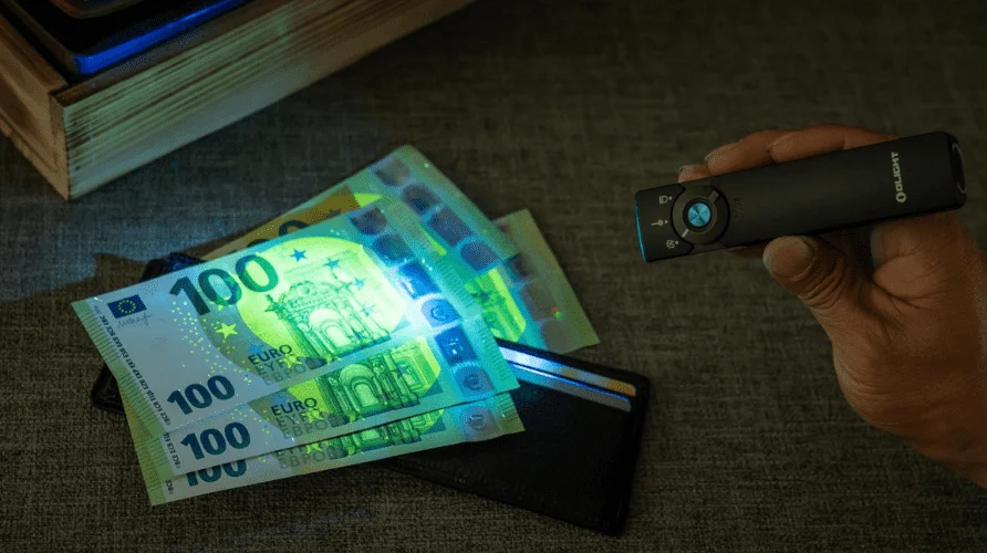 Arkfeld Pro Flat EDC Torch with LED Light, UV and Laser