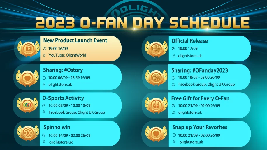 Key Details You Should Know about Olight UK O-Fan Day 2023 Schedule