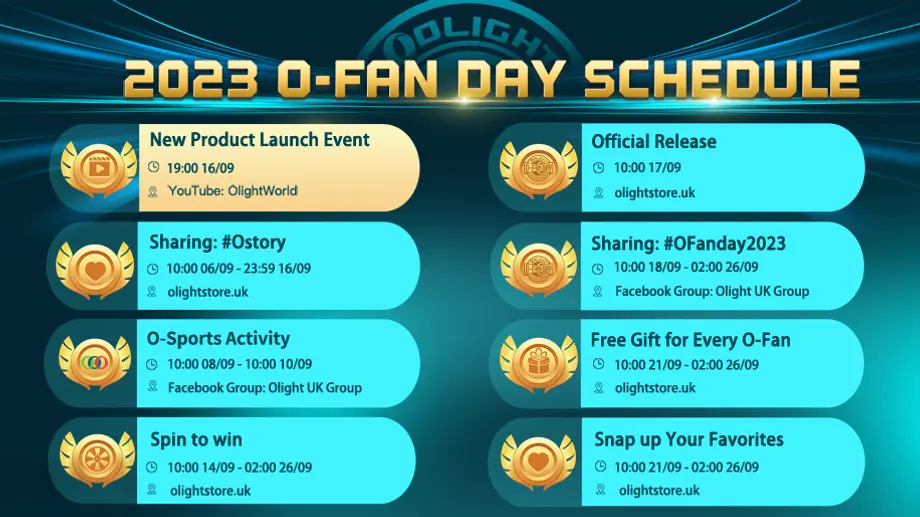 Key Details You Should Know about Olight UK O-Fan Day 2023 Schedule