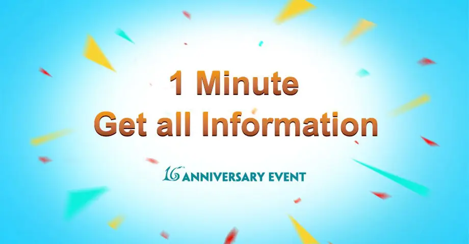 Click to Find Out What We Have in Store for the 16th Anniversary!