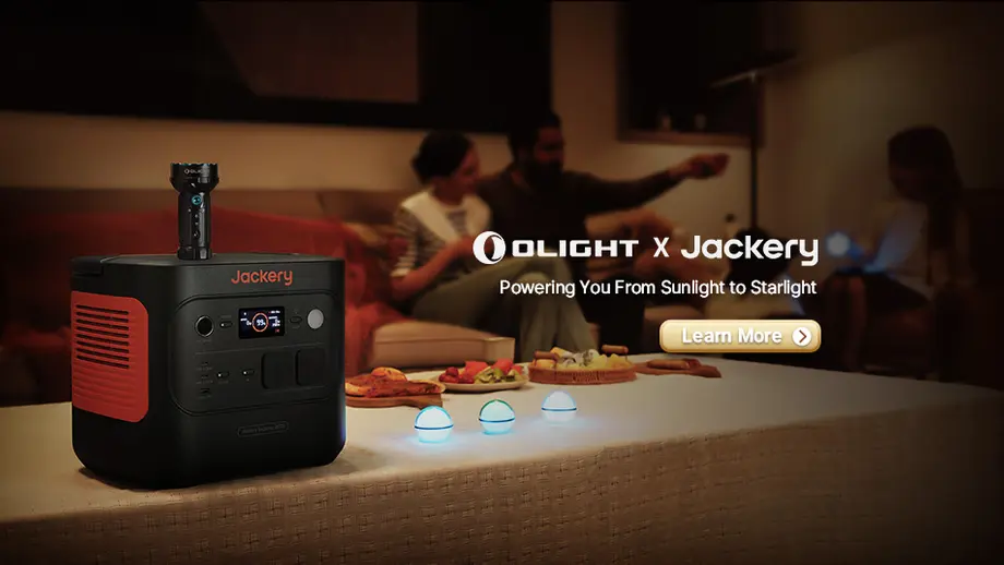 OLIGHT × JACKERY: Powering You From Sunlight to Starlight